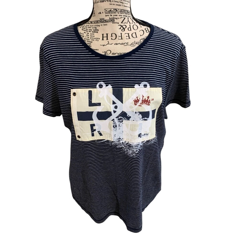 Lauren Ralph Lauren‎ stripe tee size medium